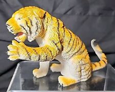 Bengal Siberian Tiger Prowling Attack Figurine Animal Figure Toy Vintage 1987  picture