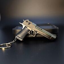 1:3 Desert Eagle Pistol Keychain Tactical Tiny Keychain Best Gift For Men picture