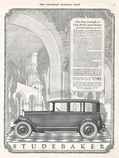 1926 STUDEBAKER antique ART PRINT AD CUSTOM BROUGHAM Motor car auto Sedan picture