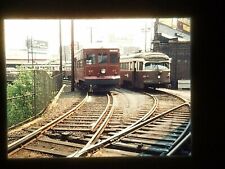 IA18 ORIGINAL  SLIDE BUS TROLLEY SUBWAY TEO VINTAGE STREET CAR in the city picture