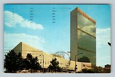 New York City NY, United Nations Headquarters, c1963Postcard picture