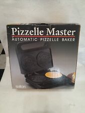 Vintage Salton Automatic Pizzelke Baker Unused Open Box Bakes 2 At A Time 1992 picture