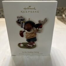 Hallmark Keepsake Ornament In the Holiday Swing Moose Golf Christmas 2008 picture