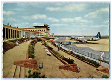c1950's Fluqhafen Stuttgart Baden-Württemberg Germany Airplane Airport Postcard picture