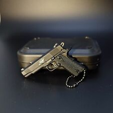 Metal Gun Keychain,Mini 1911 Keychain 1:3 Scale Pistol Keychain for Boy Him Man picture
