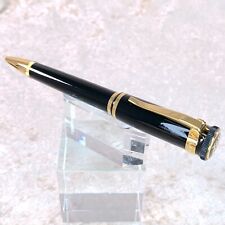 Alfred Dunhill Ballpoint Pen Sentryman Black Resin Gold Finish picture