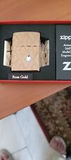 Zippo 360° Armor Rose Gold MultiCut Crystal Emblem Windproof Lighter #49702  picture