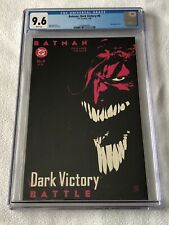 Batman Dark Victory #8 (2000 DC) CGC 9.6 White Pages Tim Sale Cover, Art Joker picture
