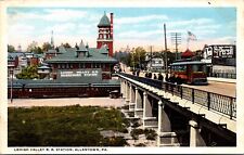 Postcard Lehigh Valley Railroad Station in Allentown, Pennsylvania picture