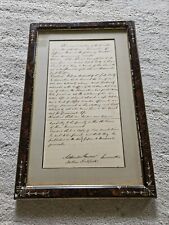 Civil War Hand Written Letter Doctor Nathan Hatfield Jefferson Medical Bereaveme picture