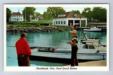 Marblehead OH-Ohio, Coast Guard Station, Souvenir, Vintage Postcard picture