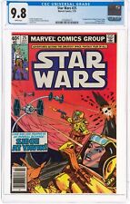 Star Wars #25 CGC 9.8 NEWSSTAND White Pages 1st Baron Tagge/Jorman Thoad Obi-Wan picture