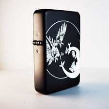 BRAND NEW - DESIGNED BRUSHED STYLED CIGARETTE PETROL LIGHTER - Ho-oH and Lugia picture