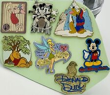 Disney Pin Lot ~ YEAR 2004 ~ 7pc Set Mickey Minnie Pooh Piglet Tink Donald Pluto picture