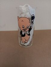 Porky Pig Pepsi Collector Series Warner Bros. 1973 Looney Tunes Vintage Glass  picture