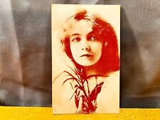 Antique Lillian Gish Postcard Unused Vintage Photograph RPPC picture