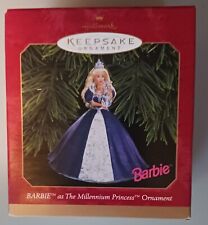 Hallmark Keepsake 1999 Barbie As The Millennium Princess Ornament Brand New picture