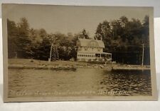 RPPC Postcard Mayfair Lodge Newfound Lake Bristol, NH  C1910 New Hampshire AZO picture