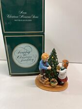 Avon Christmas Memories Series Porcelain Figurine Christmas Tradition 1982 picture