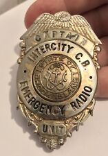 Obsolete RI Rhode Island Intercity CB Emergency Radio Unit Captain  Badge GA-REL picture