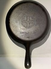 GRISWOLD No. 42 Snack Skillet  8” Diameter Iron Rare HTF picture