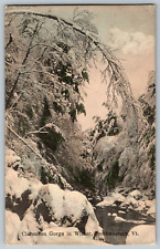 Southwestern, Vermont - Clarendon Gorge in Winter - Vintage Postcard - Posted picture