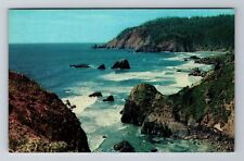 Tillamook OR-Oregon, Tillamook Head, Pacific Coast, Vintage Souvenir Postcard picture