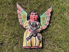 Colorful Cherub Angel from Guerrero, Angel with Iguana, Mexican Cherub picture