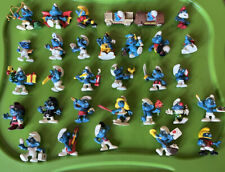 Vintage Smurf & Smurfette Toy Figurines. 31 Total. Rare 70's & 80's Retro. picture
