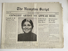 Hampton Script  1939 Civil Rights #historyinpieces picture