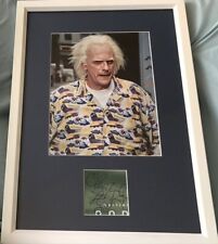 Christopher Lloyd autograph auto framed with Back to the Future 8x10 movie photo picture