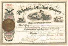 Philadelphia and Erie Land Company - Stock Certificate (Unissued) picture
