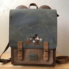 RARE Loungefly Disney Mickey Mouse Safari Mini Backpack picture