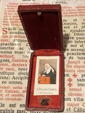 RARE ANCIENT ST Rita RELIC with wax seal : St. Kolostor - Stunning and Special  picture