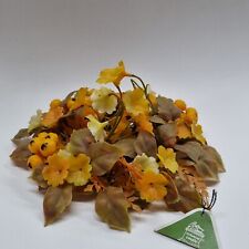 VTG New NWT Colonial Candles Spring Fall Floral Orange Fruit Berrys Candle Ring  picture
