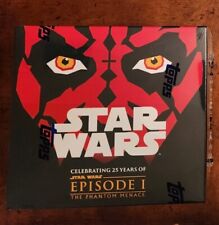 2024 STAR WARS TOPPS CHROME SAPPHIRE EDITION EPISODE I SEALED BOX In Hand  picture