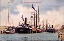 Postcard Ship Canal in Benton Harbor, Michigan picture