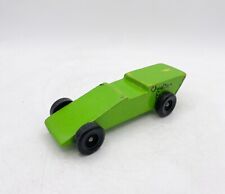 Vintage 1970’s Lime Green Classic Pinewood Derby Car “Cheater Eater” Jan 19 1978 picture