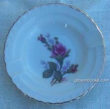 Moss Rose Small Round Ashtray Gold Trim Made in Japan Vintage China picture