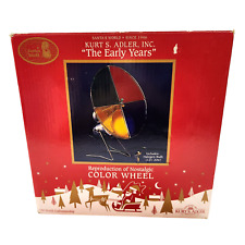 Kurt Adler Santas World Nostalgic Christmas Color Wheel Tree Light with Box picture