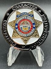 Sheriff's Office Boulder Colorado SWAT Team Police Officer Agent Challenge Coin picture