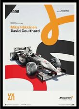 McLaren Racing 1998 MP4/13 Champion Mika Hakkinen Coulthard F1 Poster LE200 picture