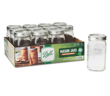 Ball 67000 Wide Mouth Mason Jars, Quart (32 Oz), Box of 12 Canning Supplies picture
