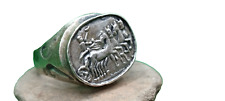 Antique Roman Empire Silver Ring Very Nice picture