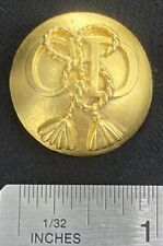 Vintage Dior Christian Dior 1980’s Gold Tone Shank Monogram Buttons 1” Very Rare picture