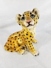 Vintage 1975 Aldon Accessories New York Ceramic Cheetah Cub Japan picture