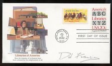 Dick Francis d2010 signed autograph auto Steeplechase jockey & Crime Writer FDC picture