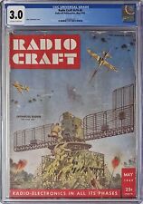 Radio Craft #v16 #8 CGC 3.0 Radcraft May 1945 Alex Schomburg WW2 Cover Art picture
