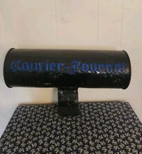 vintage metal LOUISVILLE COURIER JOURNAL TIMES NEWSPAPER BOX delivery tube picture