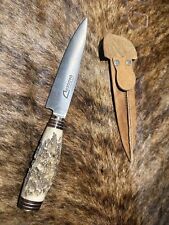 Handcrafted 10” Red stag Antler Gaucho Knife picture